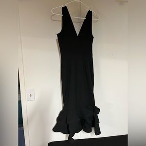 Flur bottoms wrinkle sleeveless V-neck dress